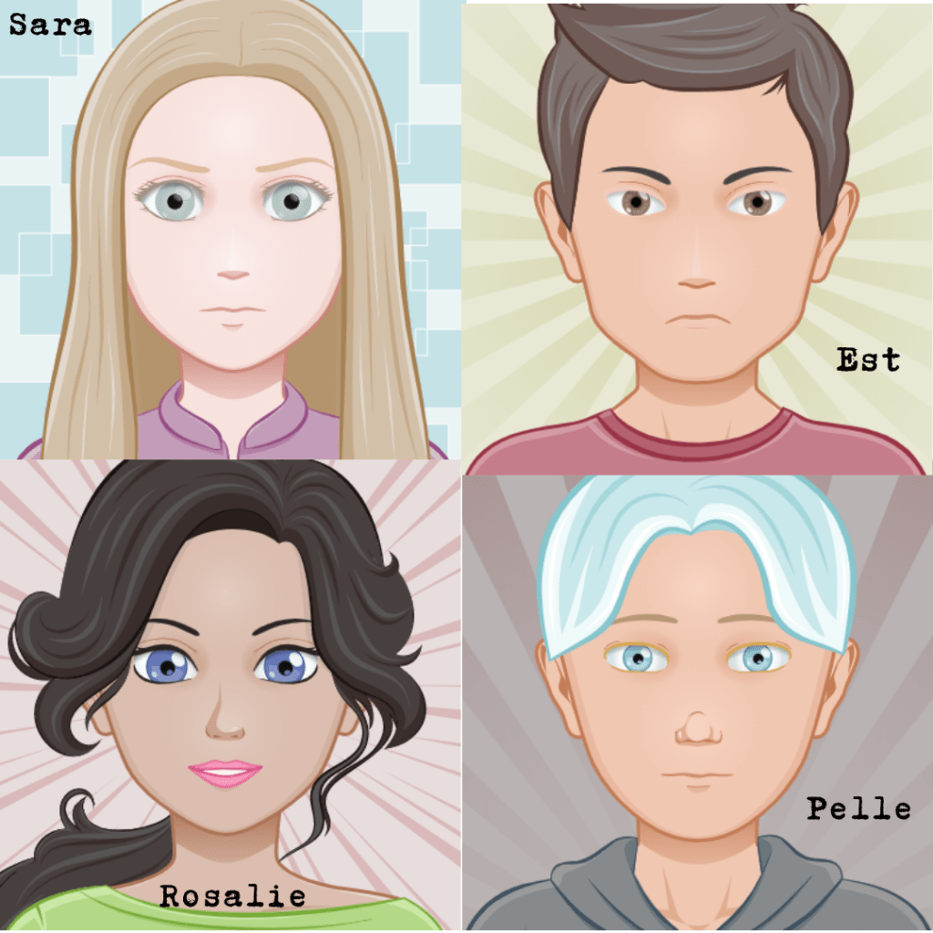 Dit zijn de personen in m’n boek